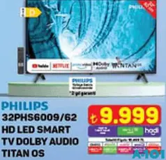 PHİLİPS HD LED SMART TV DOLBY AUDİO TİTAN OS AKILLI TELEVİZYON